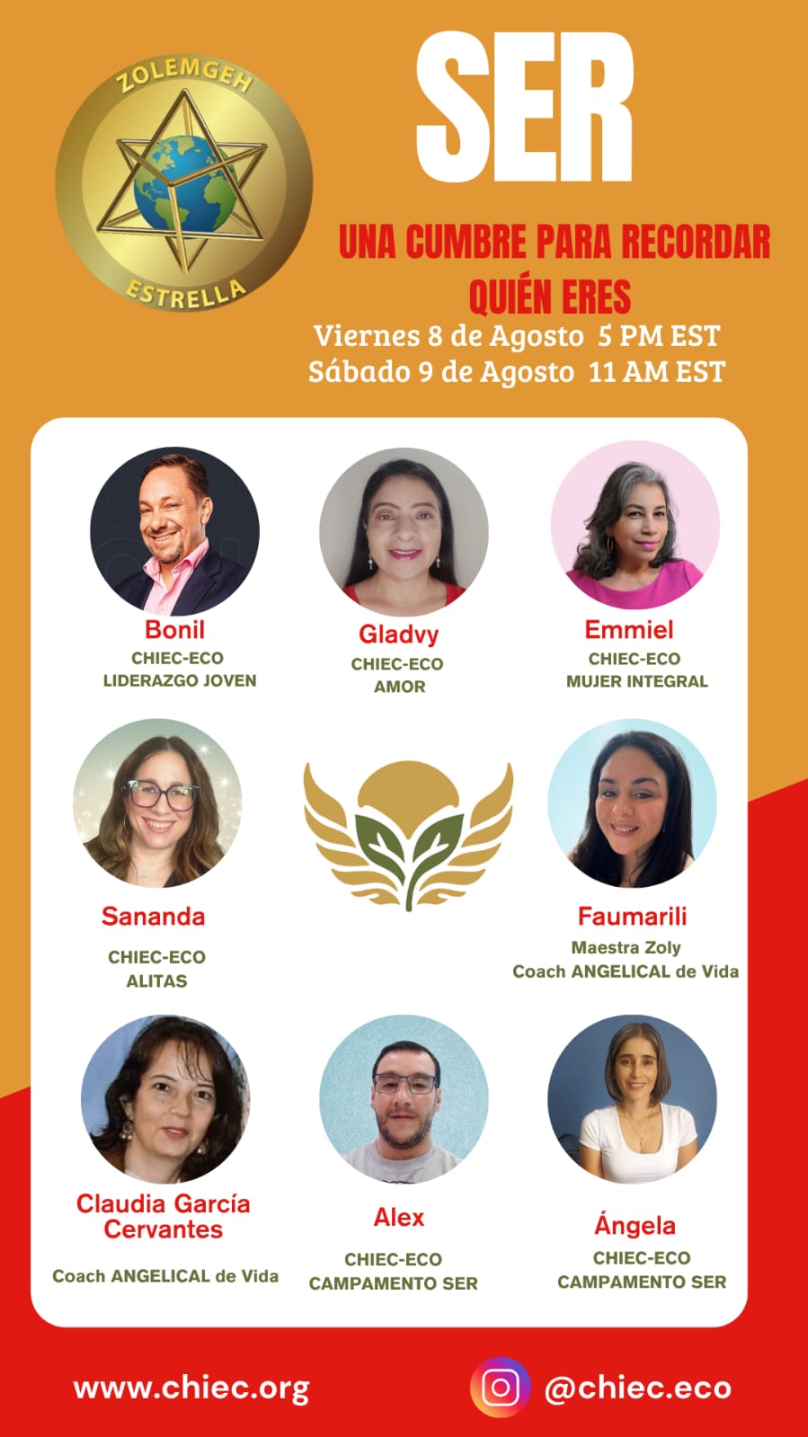 SER Summit - Nuevo Flyer Oficial con todos los facilitadores incluyendo Claudia Garcia Cervantes